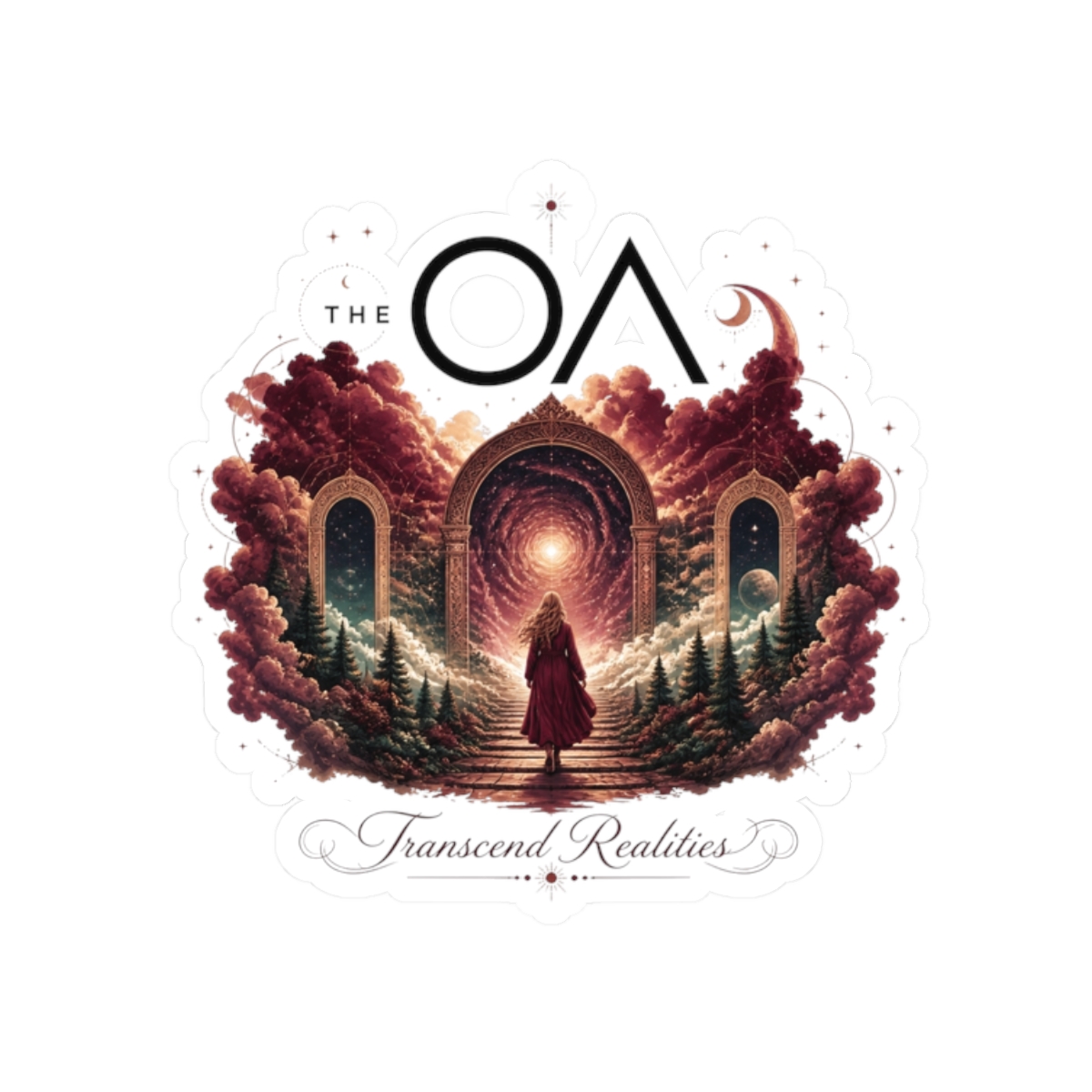 The OA " with the " Sticker - Official Stickers merchandise